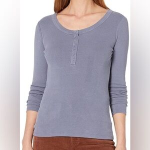 Lucky Brand • Snap Button Ribbed Henley